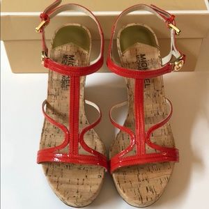 Michael Kors Cicely Wedge Sandals Size 7-NIB